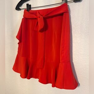 Red Orange Skirt